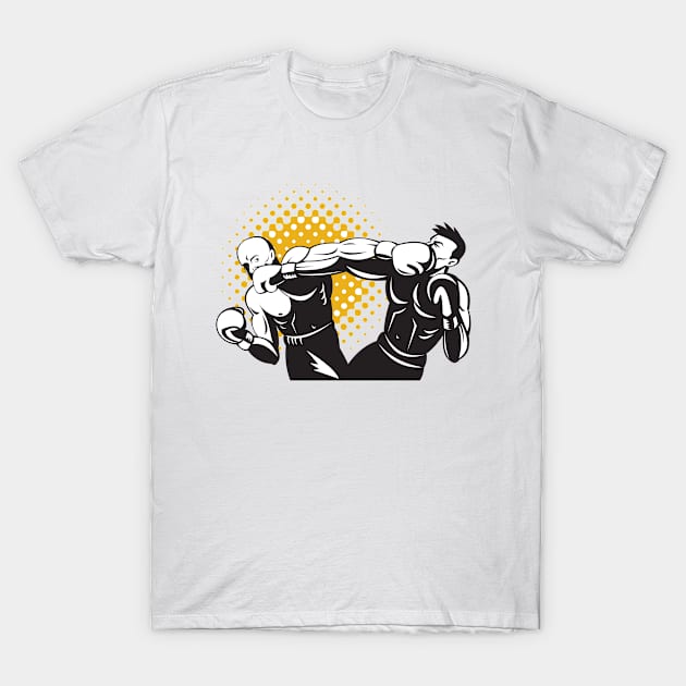 Boxing Match T-Shirt by Mighty Designs